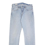 LEVI'S Mens Slim Light Blue Denim Jeans W29 L32 Classic Zip Closure