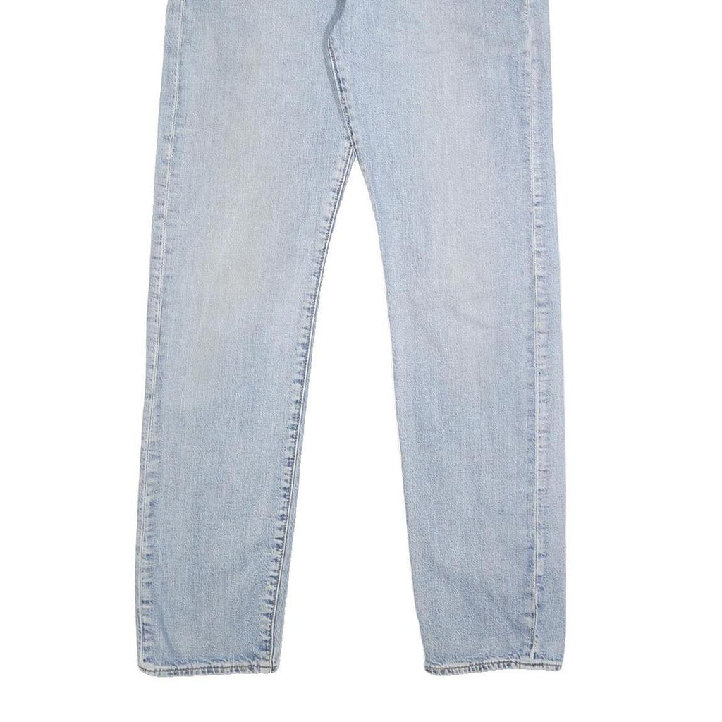 LEVI'S Mens Slim Light Blue Denim Jeans W29 L32 Classic Zip Closure