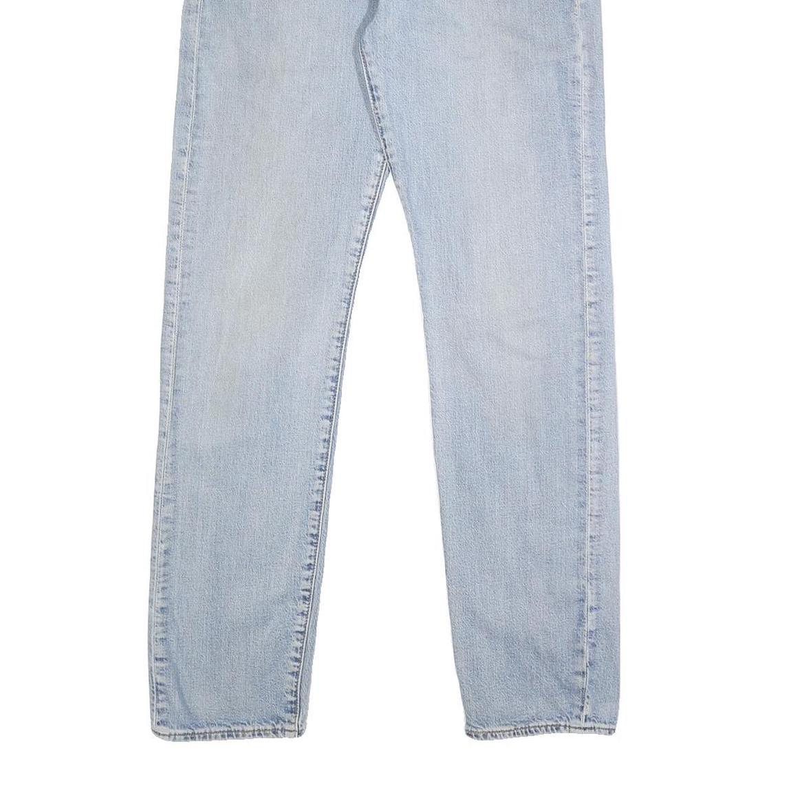 LEVI'S Mens Slim Light Blue Denim Jeans W29 L32 Classic Zip Closure