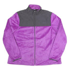 FILA Womens Purple & Grey Sport Jacket XL Polyester Zip Plain Casual Outerwear