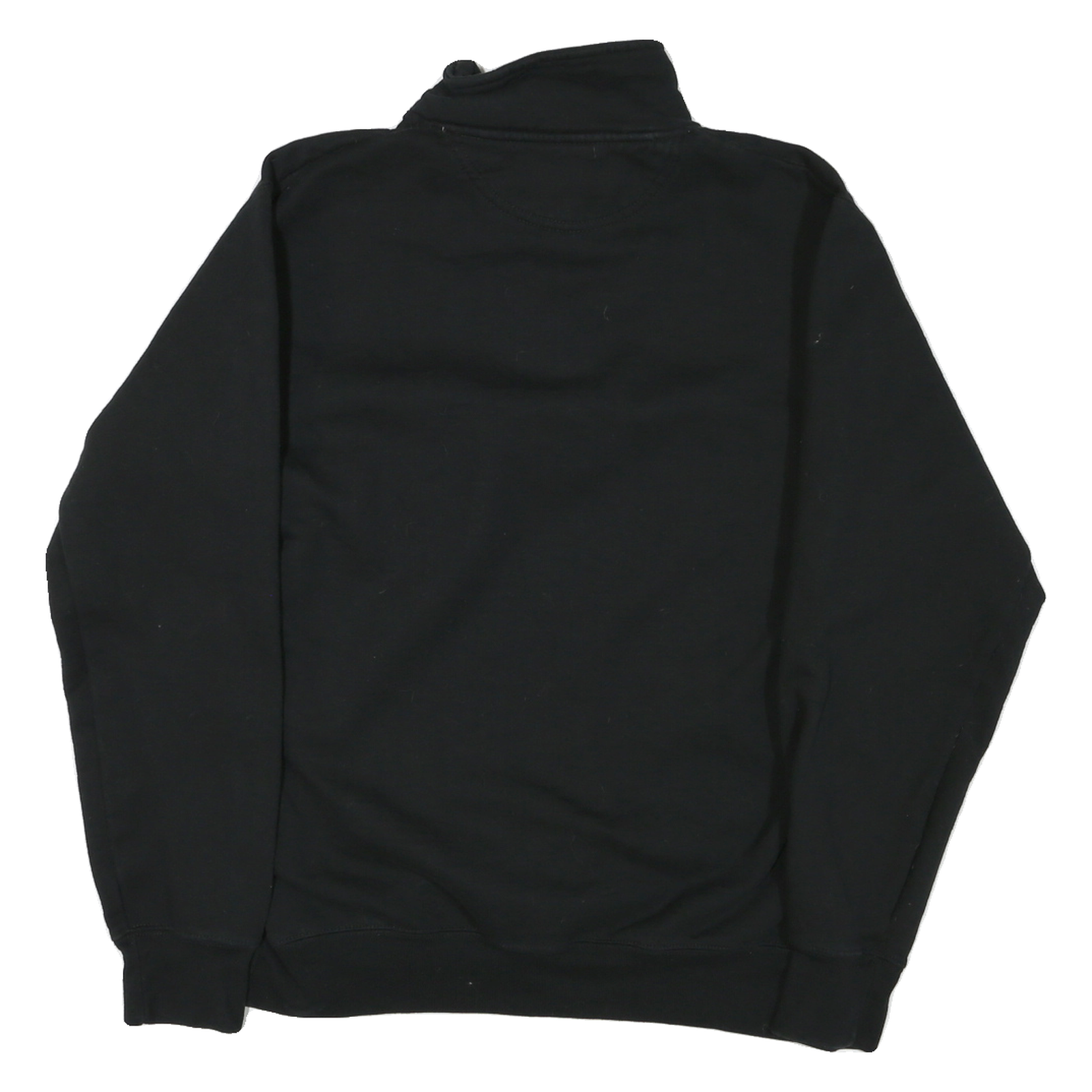 CHAMPION Mens Black Stevens Half Zip M Sweatshirt Cotton Blend Pullover