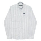 CALVIN KLEIN JEANS Mens Shirt White Spotted Long Sleeve M