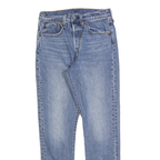 LEVI'S 501S Womens Jeans Blue Regular Straight Denim Medium W26 L28 Classic
