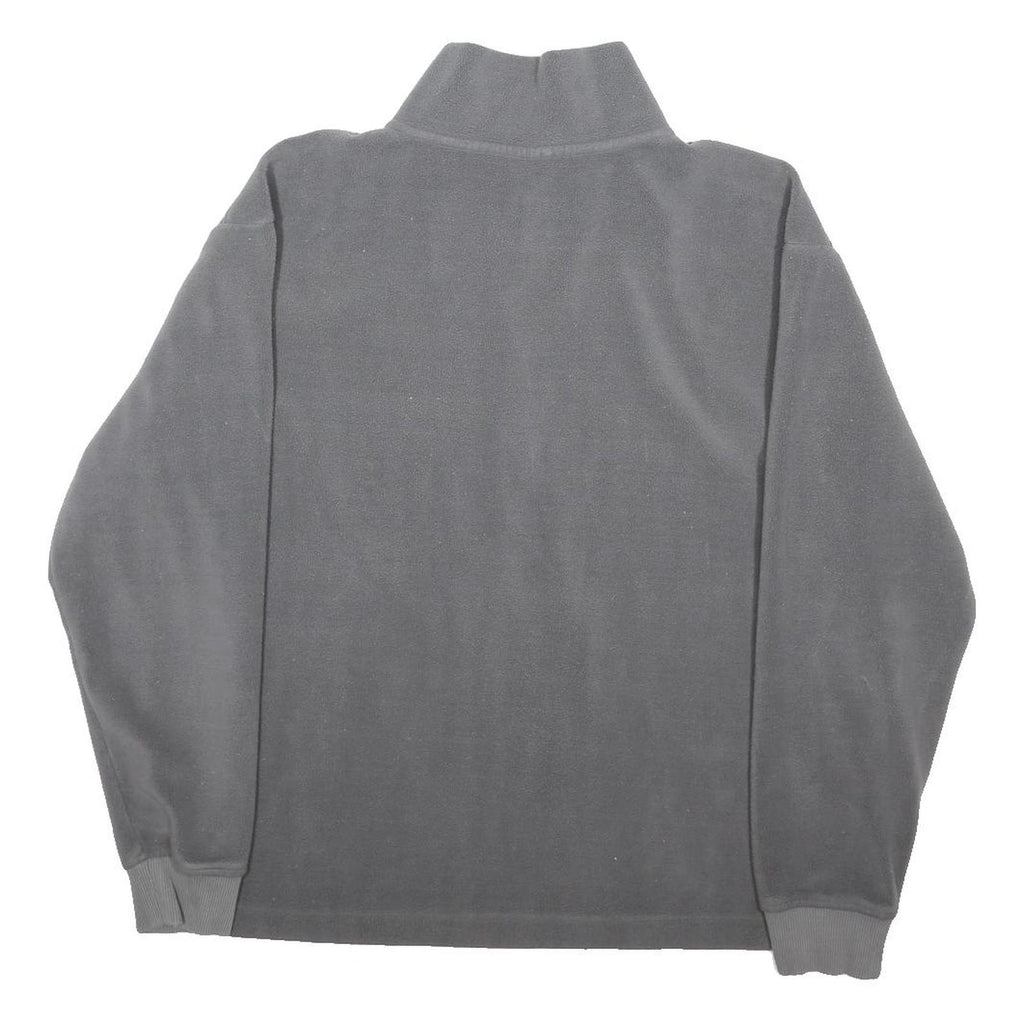 NEW BALANCE Mens Grey Sports Half Zip Pullover Jumper M Polyester Casual Outdoor