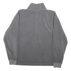 NEW BALANCE Mens Grey Sports Half Zip Pullover Jumper M Polyester Casual Outdoor