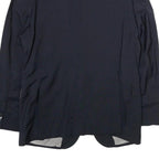 FERRE Mens Black Pinstripe Classic Wool Jacket L Button Classic Fit Formal