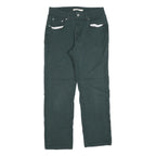 LEVI'S Womens 505 Jeans Regular Straight Denim Dark W28 L26 Zip Cotton Blend