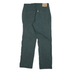 LEVI'S Womens 505 Jeans Regular Straight Denim Dark W28 L26 Zip Cotton Blend