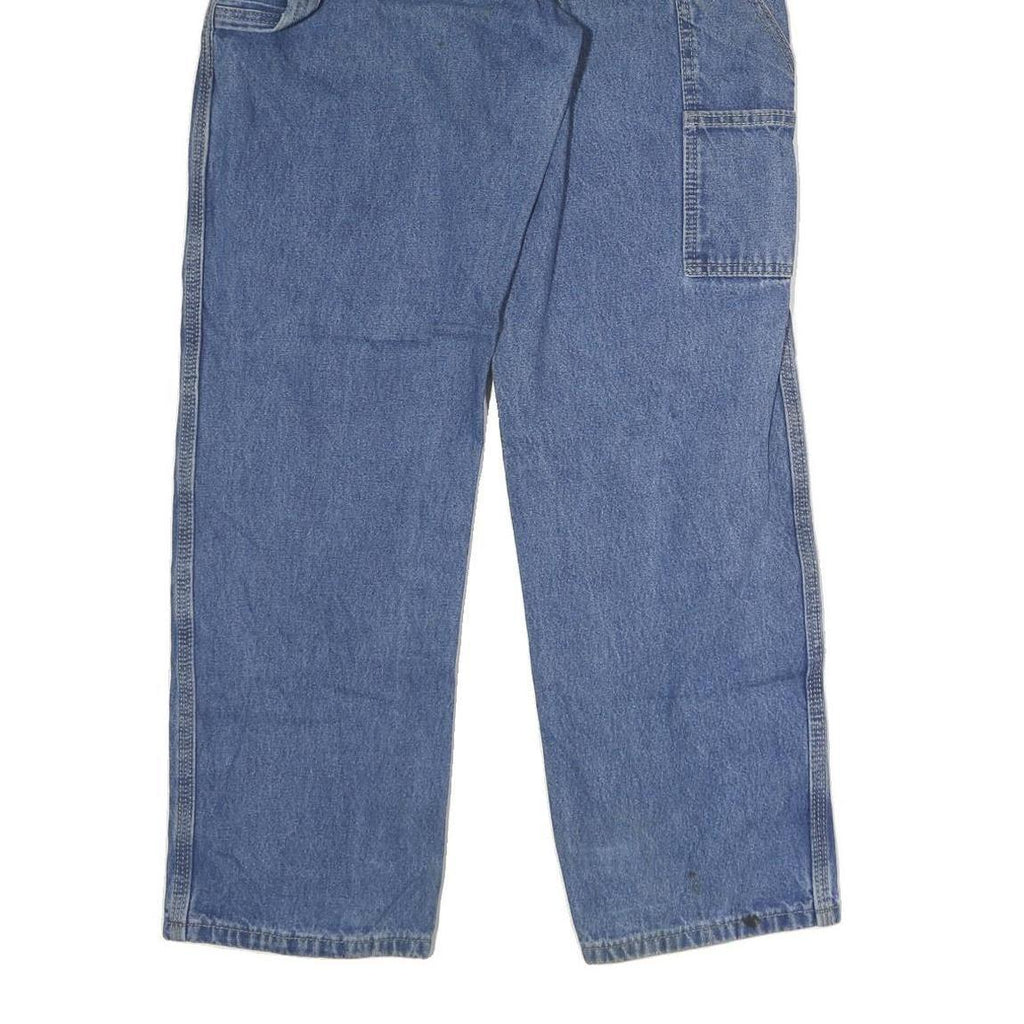 DICKIES Mens Blue Regular Fit Straight Leg Denim Jeans W28 L29 Workwear