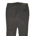 CONTE OF FLORENCE Womens Cotton Blend Slim Black Trousers W35 L26 Stylish