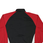 PUMA Mens Black & Red Zip Up Sports Jacket 2XL Polyester Blend Athletic Track