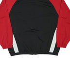 PUMA Mens Black & Red Zip Up Sports Jacket 2XL Polyester Blend Athletic Track