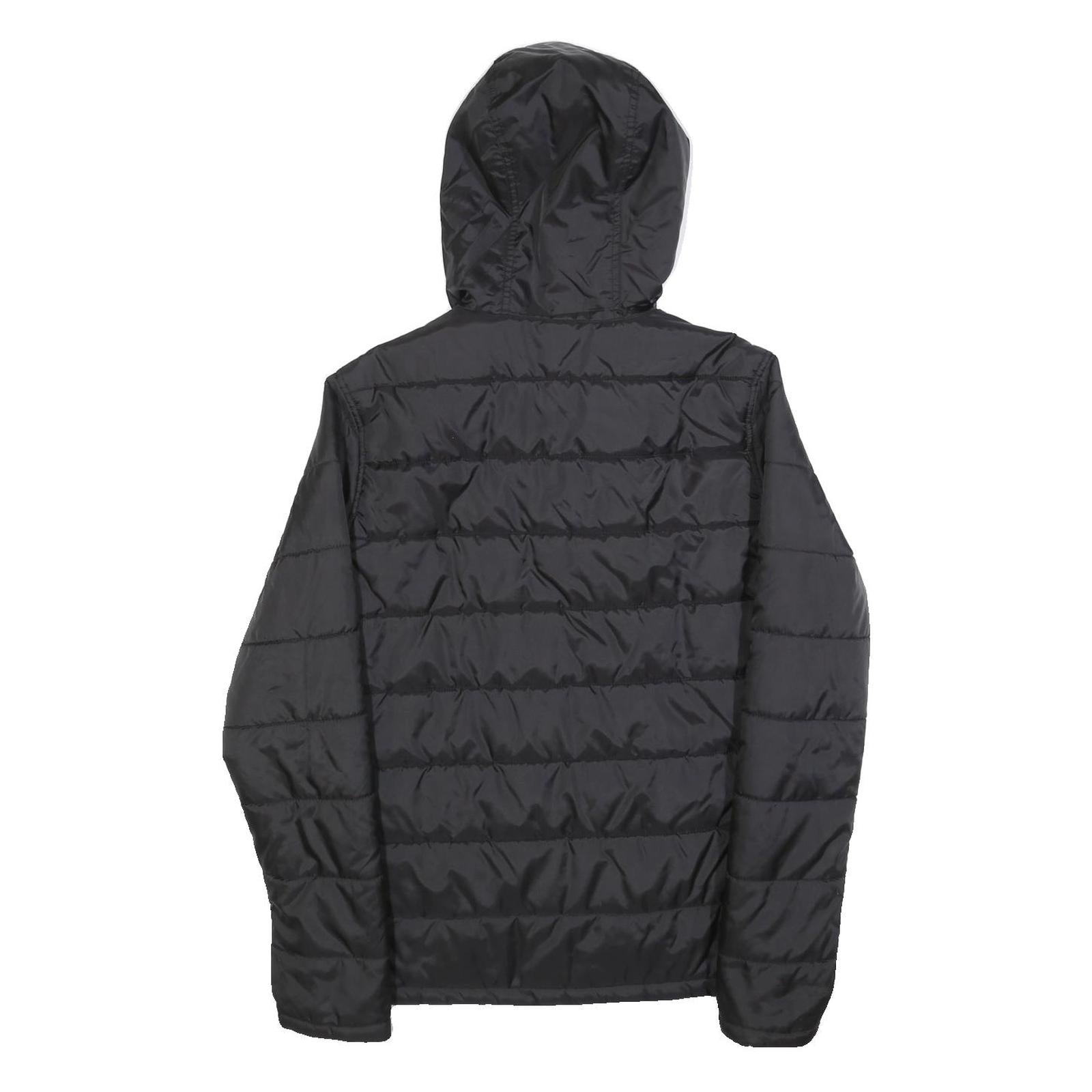 G-STAR Womens Black Jacket M Polyester Blend Plain Zip Hooded Puffer Casual