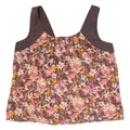 FAT FACE Womens Printed Top Pink V-Neck Sleeveless Floral UK 16