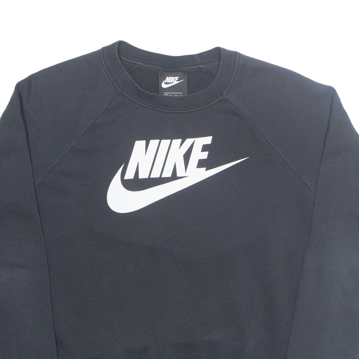 NIKE Womens Sweatshirt Black XS