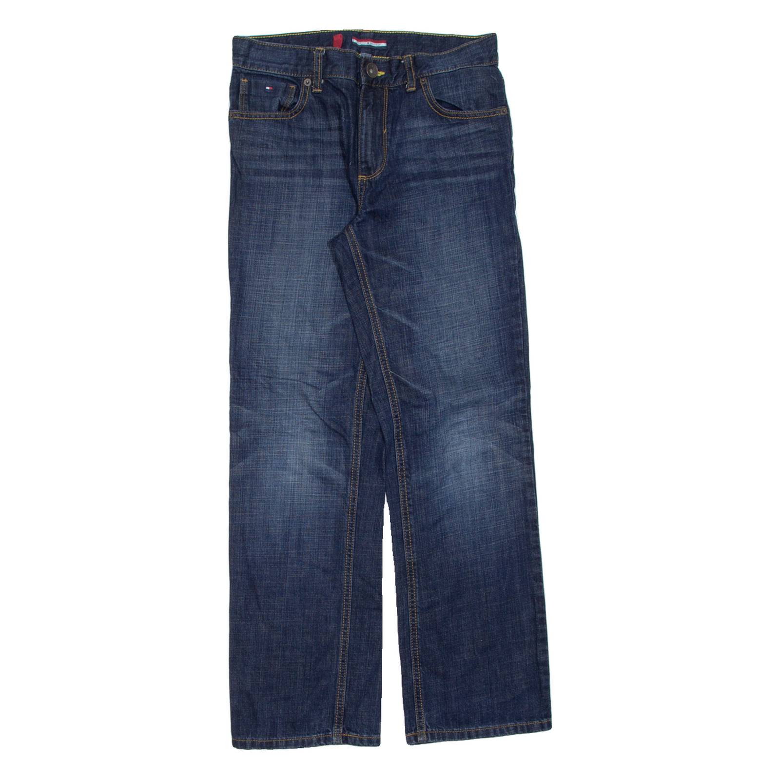 TOMMY JEANS Womens Jeans Blue Slim Straight Stone Wash W29 L28