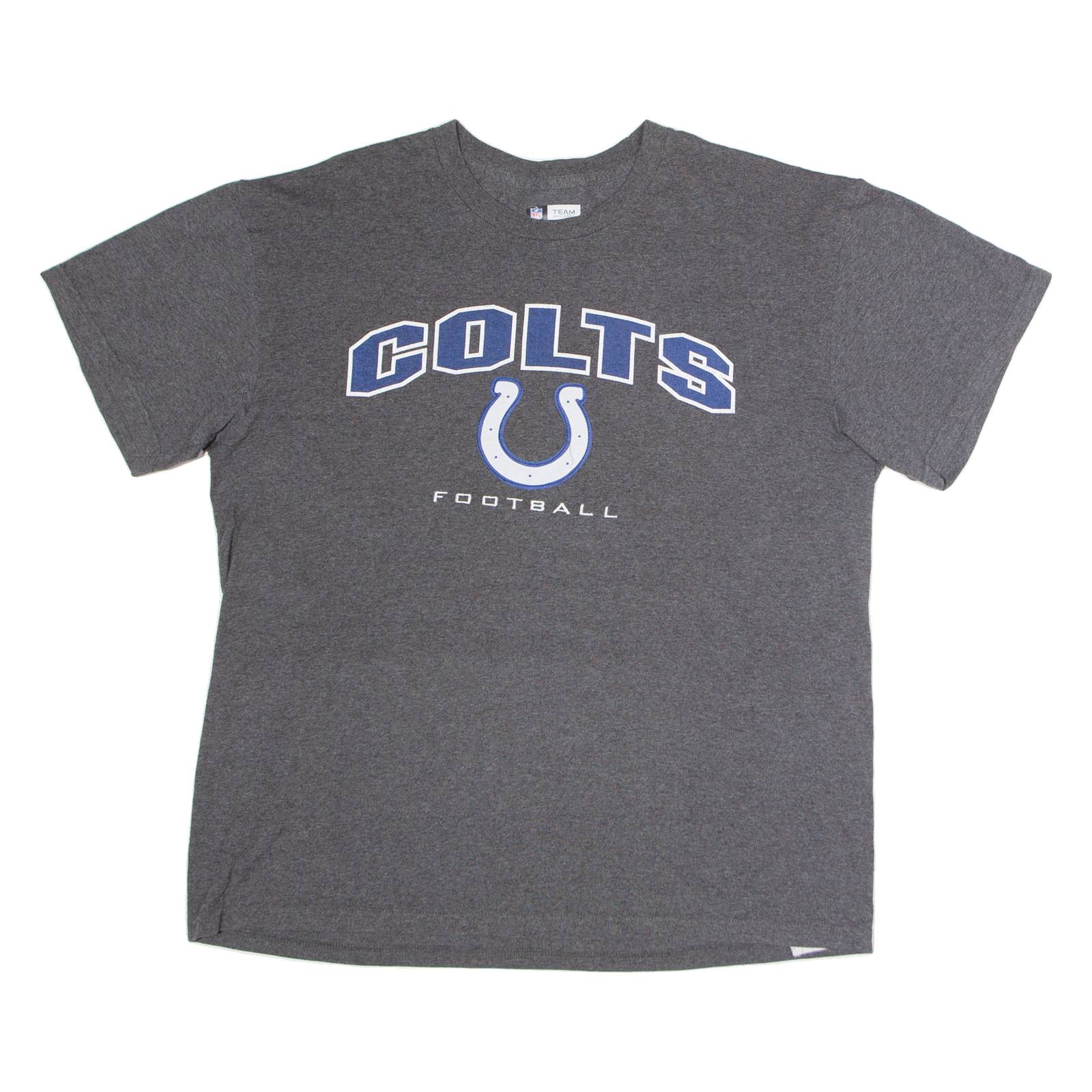 NFL Colts Mens T-Shirt Grey USA L