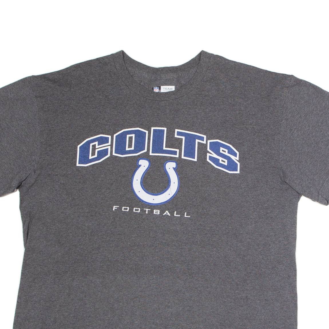 NFL Colts Mens T-Shirt Grey USA L