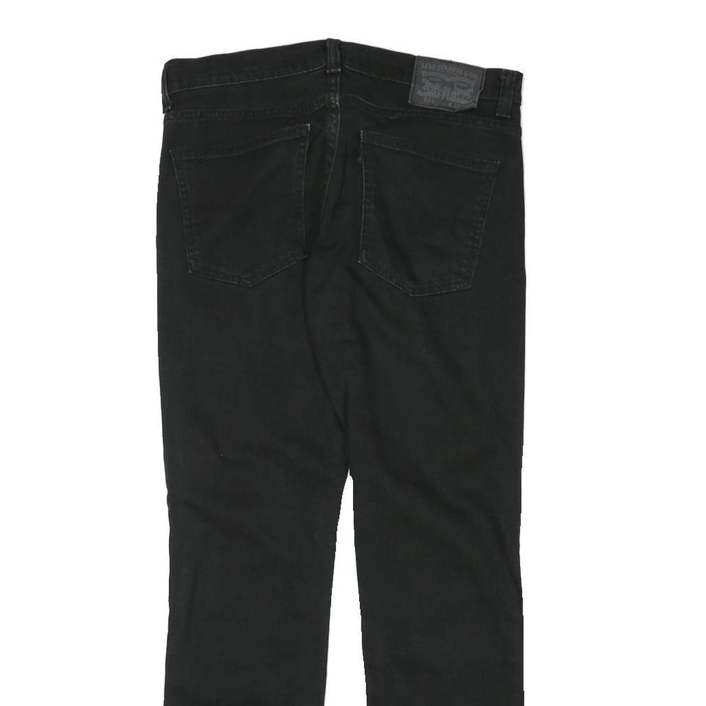 LEVI'S 511 Mens Jeans Black Slim Skinny Denim Medium W32 L30 Slim Fit