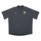 NIKE Baseball Mens Jersey Grey USA V-Neck 2XL