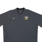 NIKE Baseball Mens Jersey Grey USA V-Neck 2XL