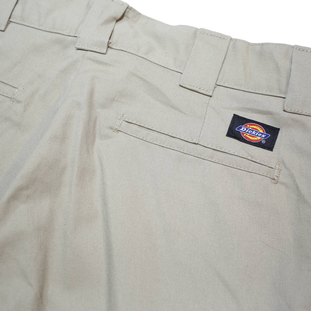 DICKIES Mens Regular Beige Cargo Trousers W32 L33 Zip Regular Fit Straight Leg