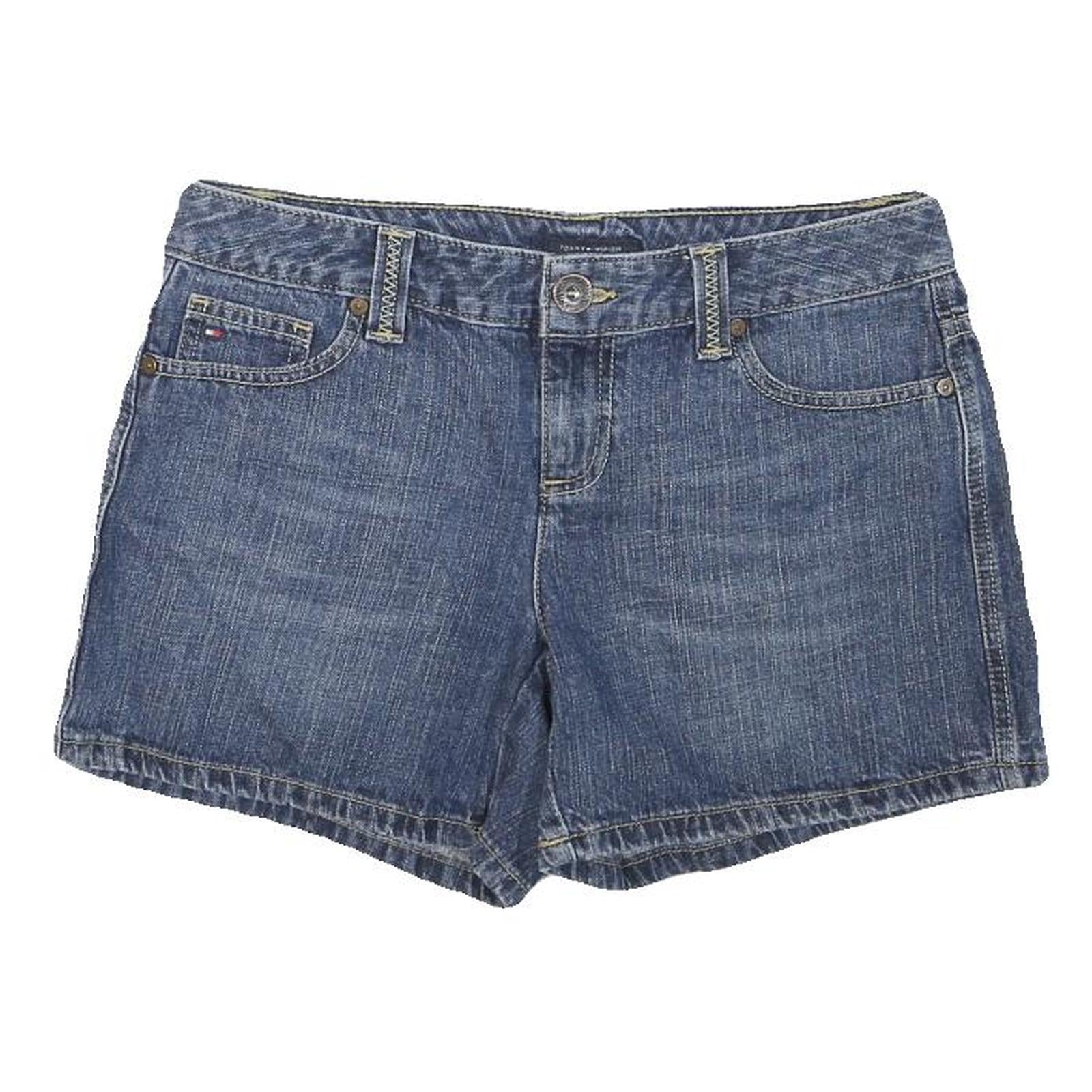 TOMMY HILFIGER Womens Denim Blue Casual Shorts M W30 Cotton Blend