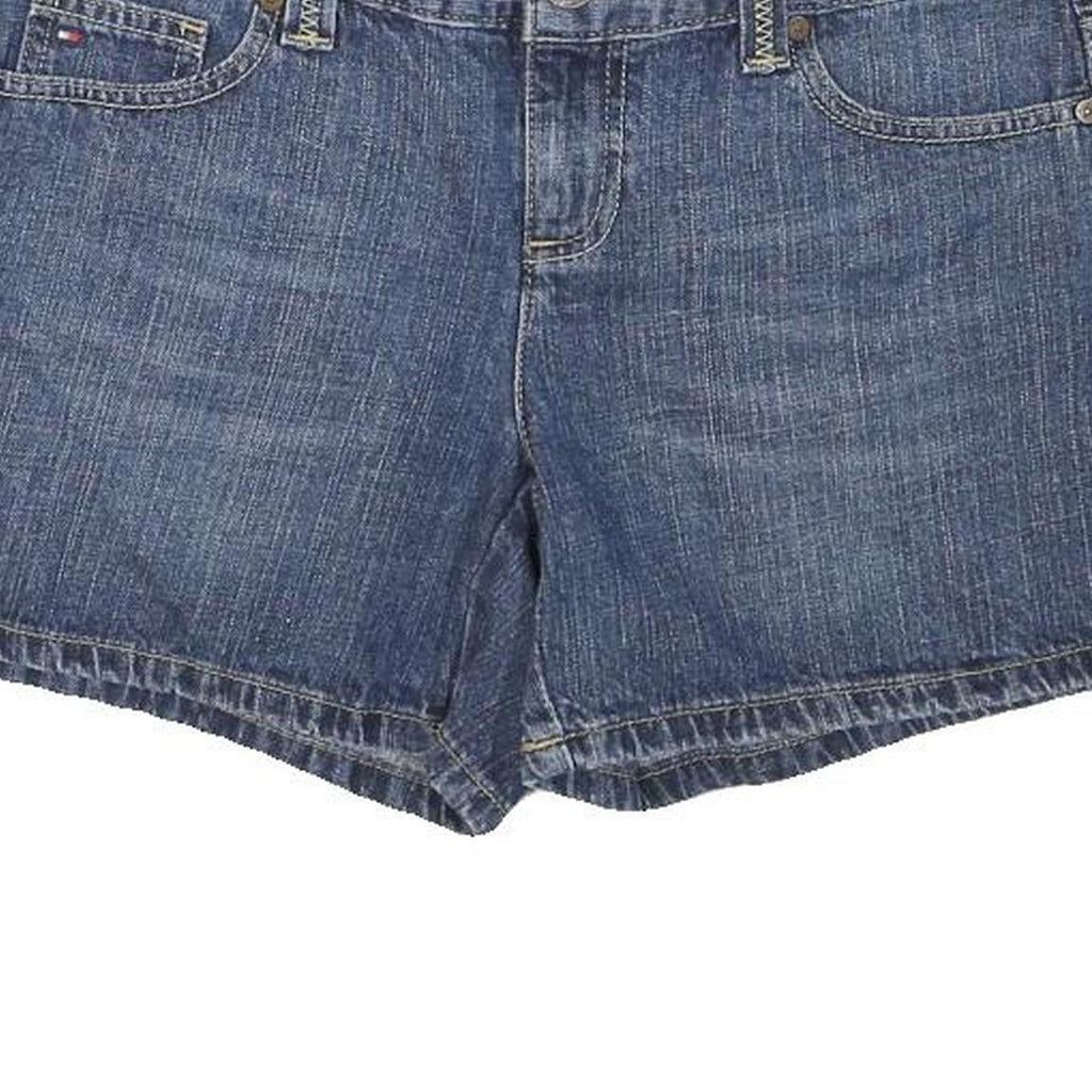 TOMMY HILFIGER Womens Denim Blue Casual Shorts M W30 Cotton Blend