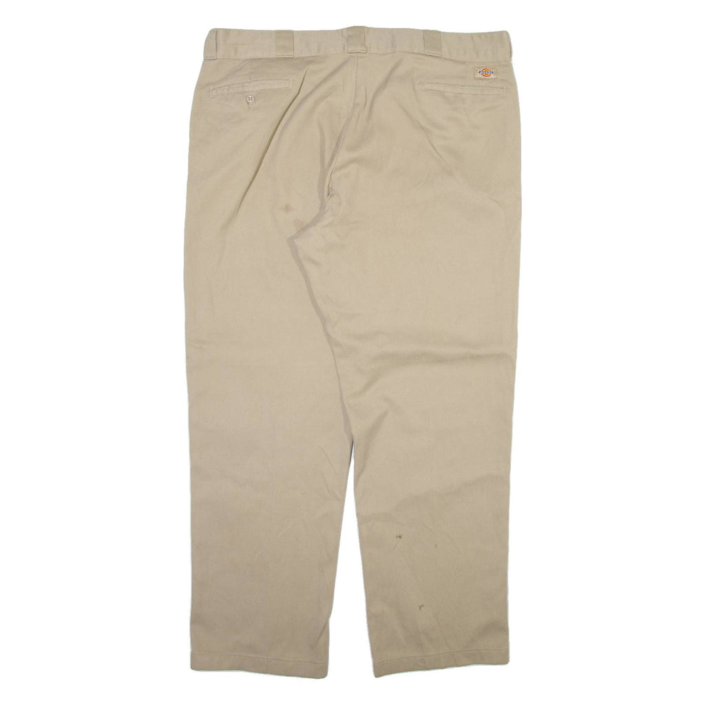 DICKIES 874 Workwear Mens Trousers Beige Regular Straight W42 L32