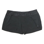 NIKE Womens Black Sports Shorts XL W36 Athletic Casual Polyester Dri-Fit