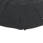 NIKE Womens Black Sports Shorts XL W36 Athletic Casual Polyester Dri-Fit