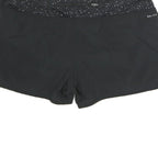 NIKE Womens Black Sports Shorts XL W36 Athletic Casual Polyester Dri-Fit