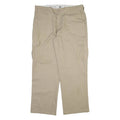 DICKIES Cargo Mens Trousers Beige Relaxed Straight W38 L32