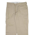 DICKIES Cargo Mens Trousers Beige Relaxed Straight W38 L32