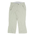 COLUMBIA Womens Polyester Blend Beige Relaxed Straight Trousers W28 L23 Outdoor