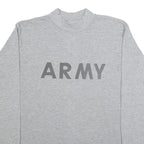 UNICOR Mens Grey Graphic Print Long Sleeve Crew Neck T-Shirt L Cotton Blend