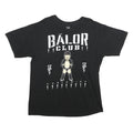 WWE Mens Black Balor Club Graphic T-Shirt L Short Sleeve Crew Neck
