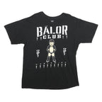 WWE Mens Black Balor Club Graphic T-Shirt L Short Sleeve Crew Neck