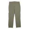 SHERPA Womens Polyamide Blend Olive Regular Zip Trousers W30 L32 Outdoor Walking