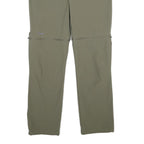 SHERPA Womens Polyamide Blend Olive Regular Zip Trousers W30 L32 Outdoor Walking
