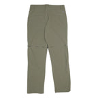 SHERPA Womens Polyamide Blend Olive Regular Zip Trousers W30 L32 Outdoor Walking