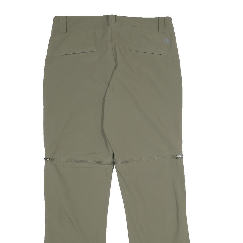 SHERPA Womens Polyamide Blend Olive Regular Zip Trousers W30 L32 Outdoor Walking