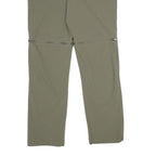SHERPA Womens Polyamide Blend Olive Regular Zip Trousers W30 L32 Outdoor Walking