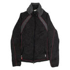 HARLEY DAVIDSON Womens Fleece Jacket Grey Knit L