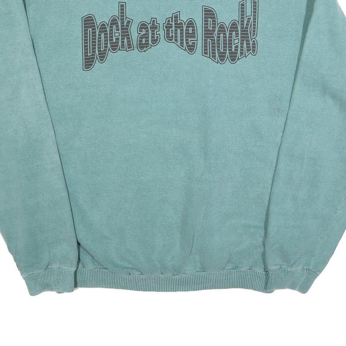 NORTHBOUND Mens Blue Harbour Rock Cafe Crew Neck L Sweatshirt Cotton Blend