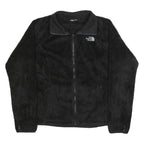 THE NORTH FACE Womens Black Fleece Jacket M Zip Soft Outerwear