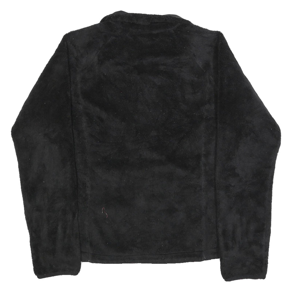 THE NORTH FACE Womens Black Fleece Jacket M Zip Soft Outerwear