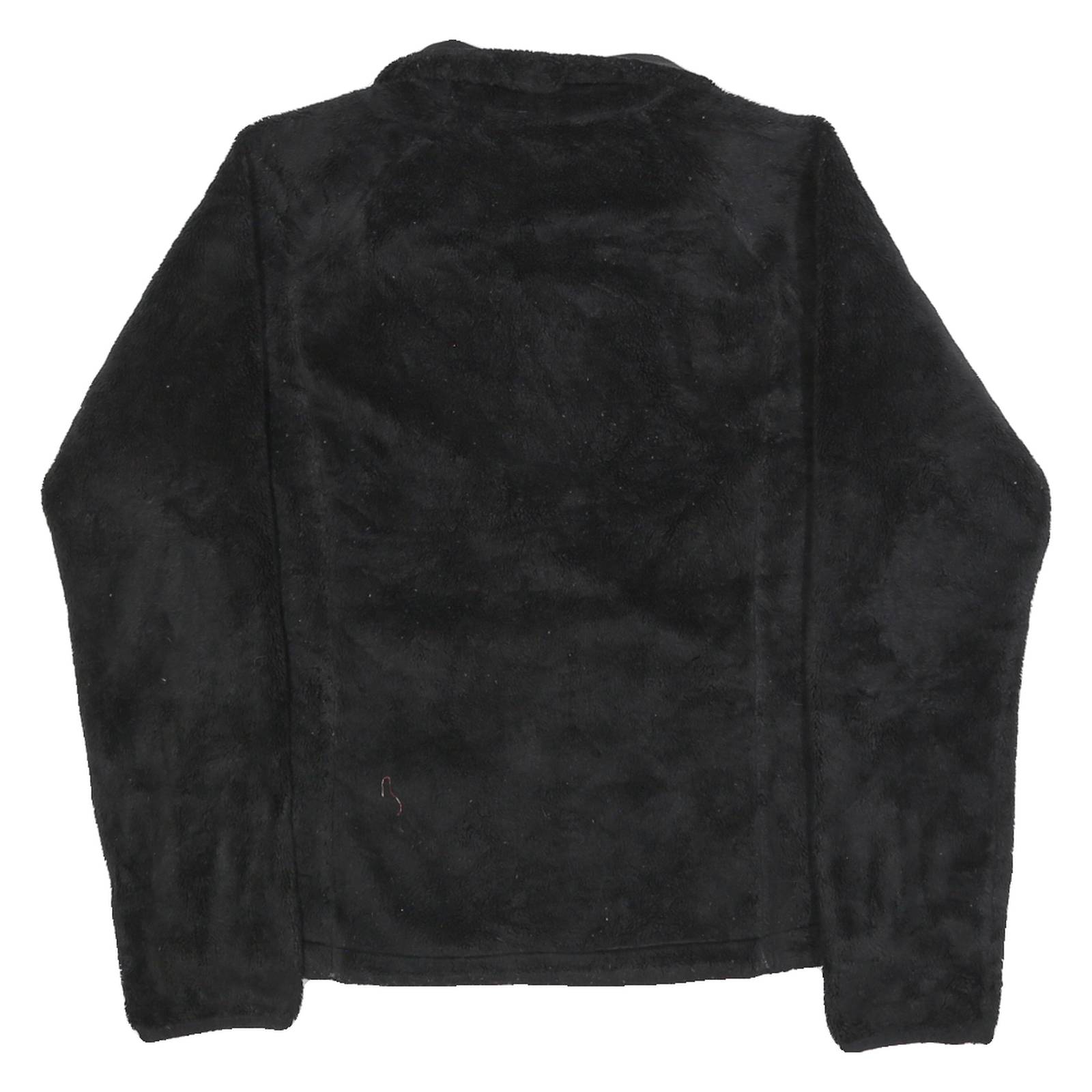 THE NORTH FACE Womens Black Fleece Jacket M Zip Soft Outerwear