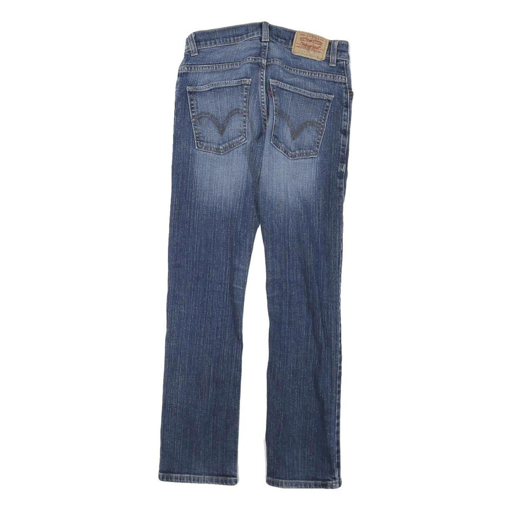 LEVI'S 511 Slim Mens Jeans Blue Slim Slim Denim Medium W24 L26 Zip Cotton Blend