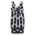 BODEN Womens Pencil Dress White Spotted Sleeveless Knee Length UK 10